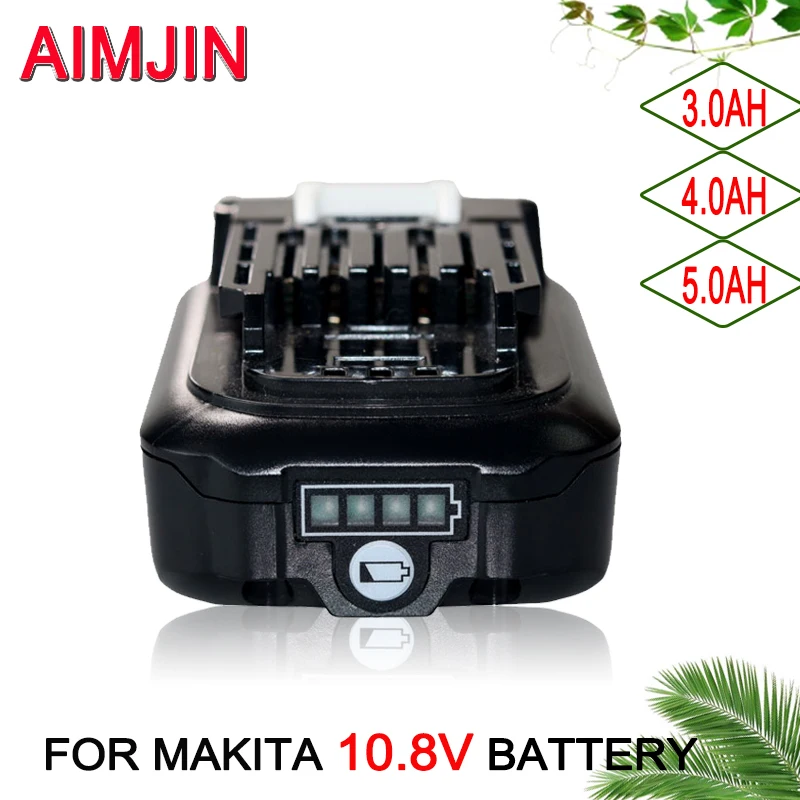 Makita Drill Hp1640 - แบตเตอรี่ลิเธียมไอออนแบบชาร์จไฟได้10.8V 3000/4000/5000mAh สำหรับ DF031D ซีรีส์ Makita