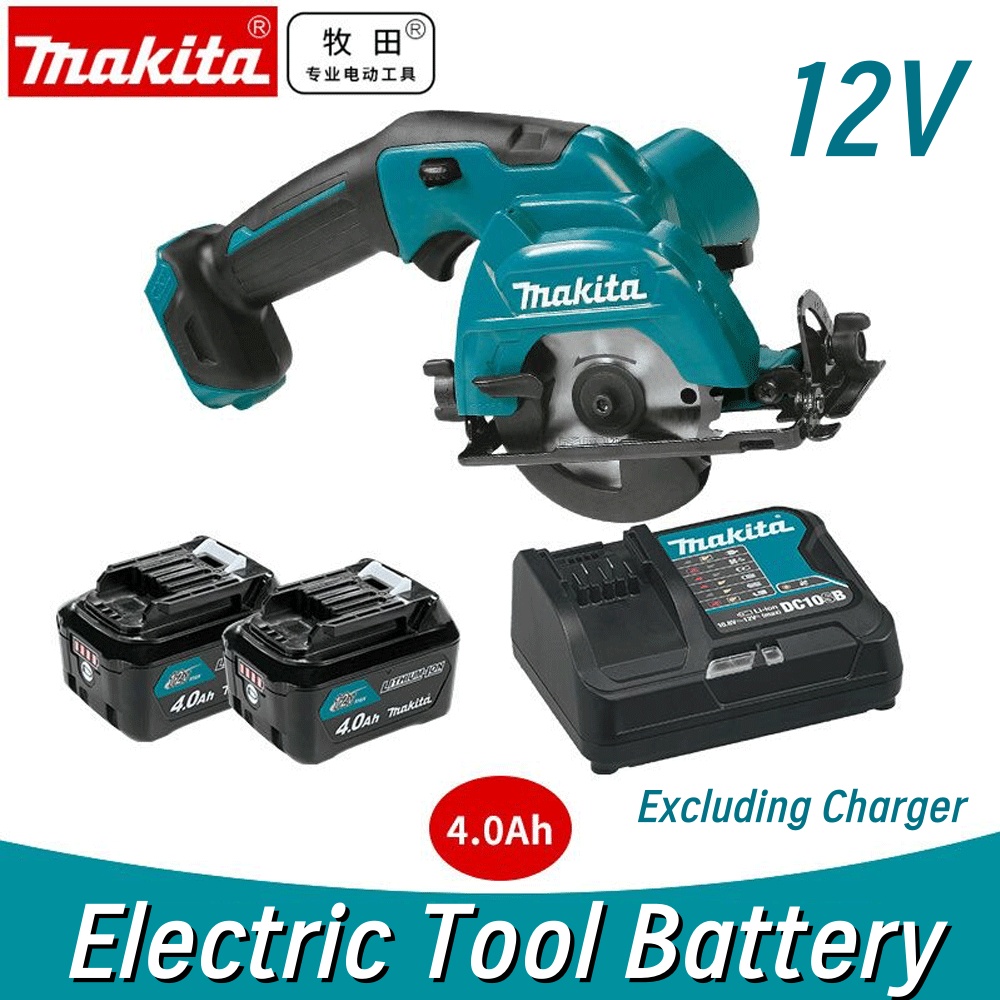 Makita Drill Hp1640 - 12V 4000mAh แบตเตอรี่ลิเธียมแบบชาร์จไฟได้สำหรับมากีต้า BL1040 BL1040B BL1041B