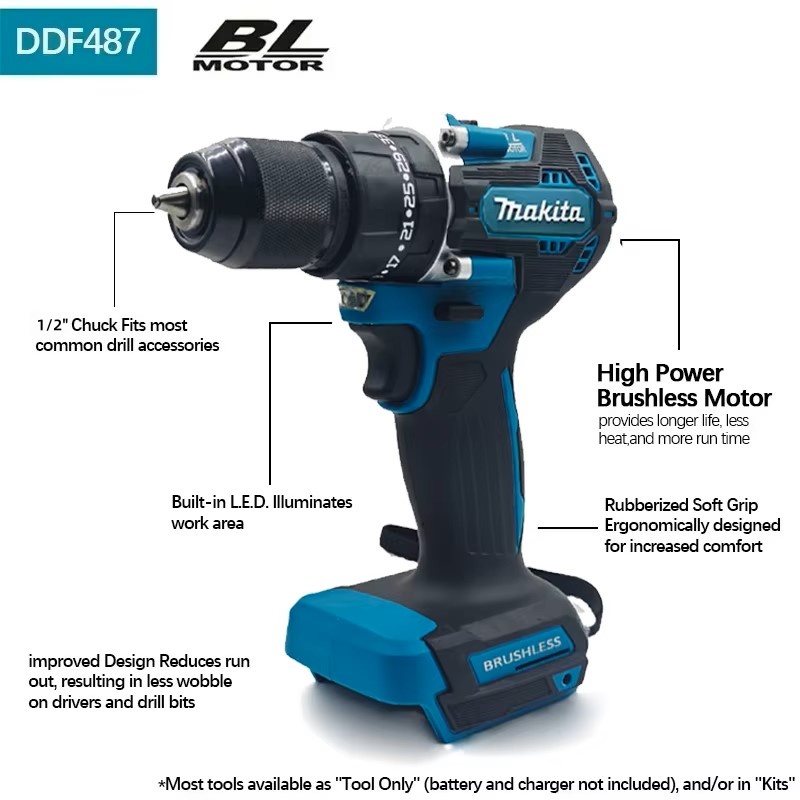 มากีต้า 18V LXT ®   สว่านไขควง - Makita Drill Ddf484 บทวิจารณ์และราคา