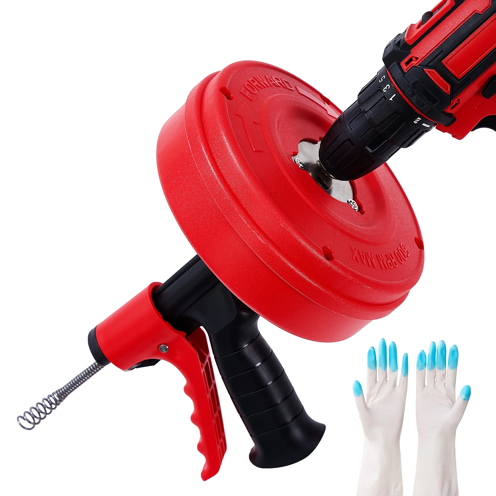 เครื่องมือทะลวงท่อระบายน้ำแบบม - Drain Snake Flexible บทวิจารณ์และราคา